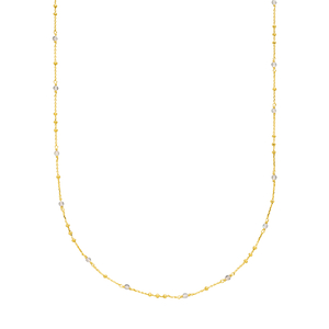 Halskette Flying Gems, Labradorit, 90cm, 18 K Gelbgold vergoldet