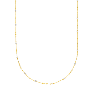 Halskette Flying Gems, Labradorit, 90cm, 18 Karat Gelbgold vergoldet