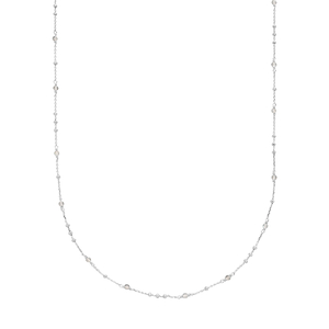 Halskette Flying Gems, Labradorit, 90cm, 925 Sterlingsilber