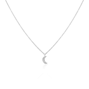 Halskette Halbmond, 18 K Weigold