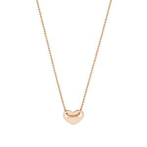 Halskette Heart, 14 K Rosegold