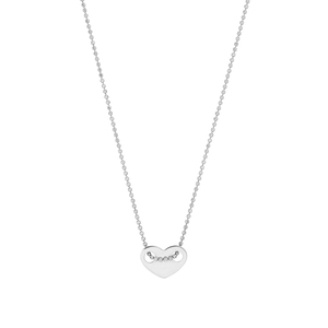 Halskette Heart, 14 Karat Weigold