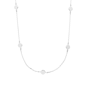 Halskette MINI Plates, 14 Karat Wei�gold