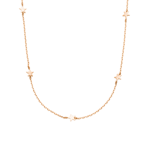 Halskette MINI Stars, 14 Karat Rosegold