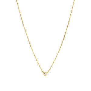 Halskette MY FIRST DIAMOND, 14 Karat Gelbgold