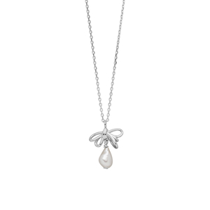 Halskette PEARL BOW, 925 Sterlingsilber