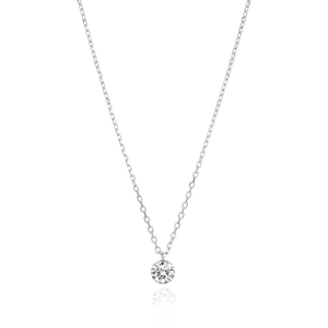Halskette PURE Diamant, 18 Karat Weigold