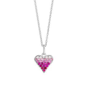Halskette Pink Valentine, 925 Sterlingsilber
