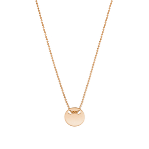 Halskette Plate, 14 Karat Rosegold