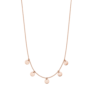 Halskette Platelet, 14 Karat Rosegold