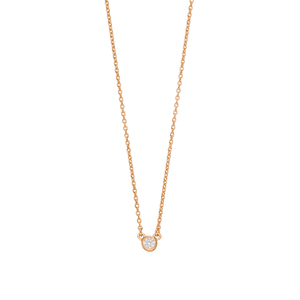 Halskette Pure, 18 Karat Rosegold vergoldet