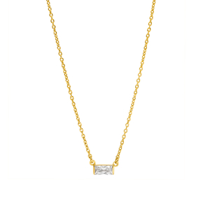 Halskette SPARKLE, 18 K Gelbgold vergoldet