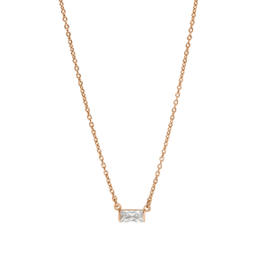 Halskette SPARKLE, 18 K Rosegold vergoldet