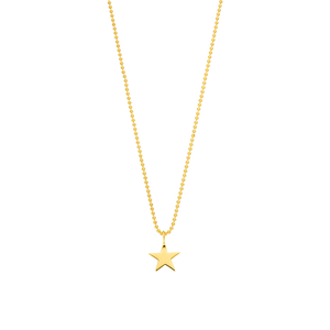 Halskette STAR, 14 K Gelbgold