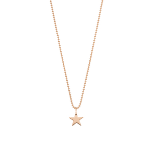 Halskette STAR, 14 K Rosegold