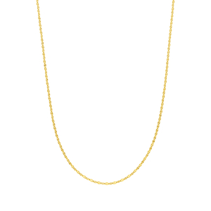 Halskette Shiny Twist, 14K Gelbgold