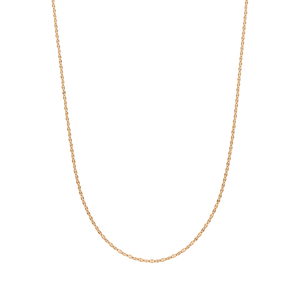 Halskette Shiny Twist, 14K Rosegold