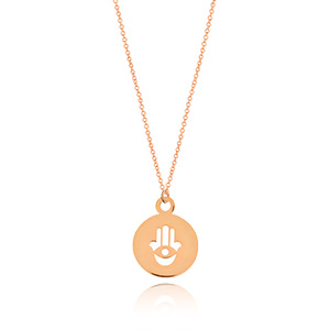 Halskette Fatima, 14 K Rosegold