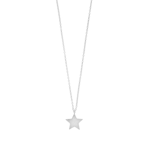Halskette Star-Disc, matt
