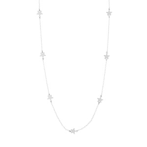 Halskette Sternchen, kurz, 925 Sterlingsilber