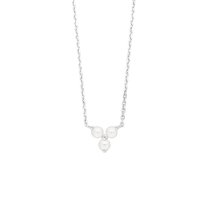 Halskette Three Pearls, 925 Sterlingsilber