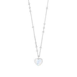 Halskette VALENTINE, Mondstein, 925 Sterlingsilber