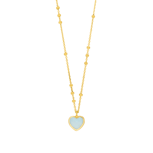 Halskette Valentine, 18 Karat Gelbgold vergoldet