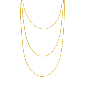 Halskette WATERFALL, 18 Karat Gelbgold