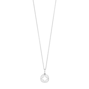 Halskette Zirkonia Flower, 925 Sterlingsilber