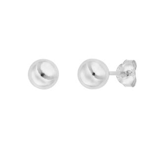 Kugelstecker Medium, 6 mm, 925 Sterlingsilber