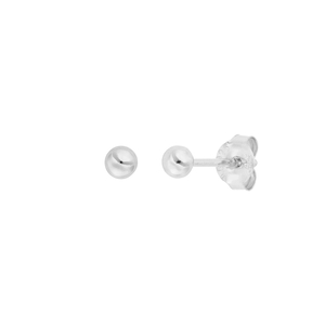Kugelstecker Mini, 3 mm, 925 Sterlingsilber