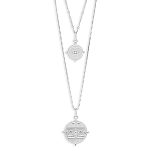 Layering Look, 2-er Set, 925 Sterlingsilber