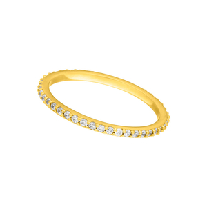 Memoryring, 18 K Gelbgold vergoldet