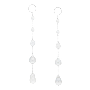 Ohrhnger Barock Pearls, 14 Karat Weigold