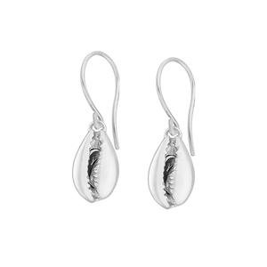 Ohrhnger Cowrie Shell, 925 Sterlingsilber