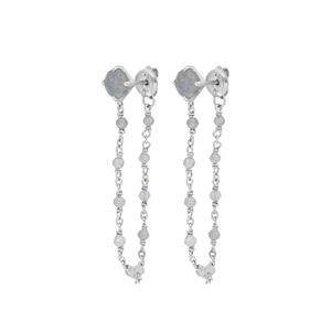 Ohrhnger Flying Gem, Labradorit, 925 Sterlingsilber