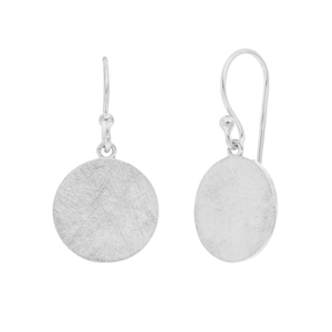 Ohrhnger Plttchen gro, 925 Sterlingsilber