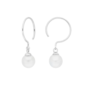 Ohrhnger Single Pearls, 14 Karat Weigold
