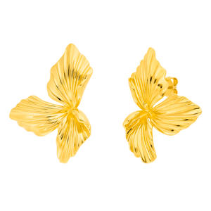Ohrstecker ALOHA, 18 K Gelbgold vergoldet