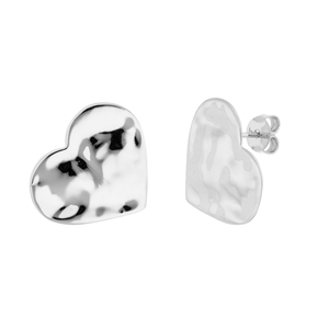 Ohrstecker BIG HEART, 925 Sterlingsilber