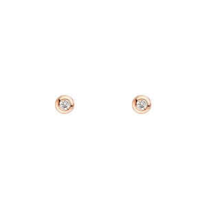 Ohrstecker MINI Pure,18 K Rosegold vergoldet