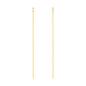 Ohrstecker my first diamond, ball chain, 14 K Gelbgold