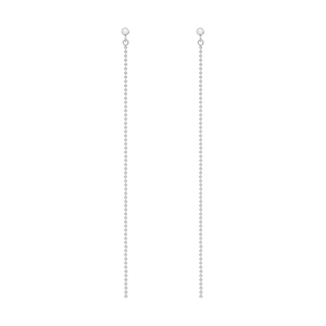 Ohrstecker MY FIRST DIAMOND, ball chain, 14 Karat Weigold