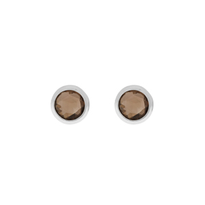 Ohrstecker SINGLE GEM, 925 Sterlingsilber