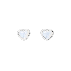 Ohrstecker VALENTINE, Mondstein, 925 Sterlingsilber