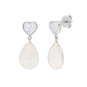 Ohrstecker VALENTINE PEARLS, 925 Sterlingsilber