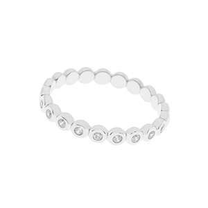 Ring Balls mit Zirkonia, 925 Sterlingsilber