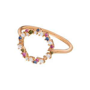 Ring CANDY, 18 K Rosegold vergoldet