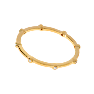 Ring DAZZLE, 18 K Gelbgold vergoldet Gr.52