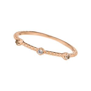 Ring Gorgeous, Labradorit, 18 K Rosegold vergoldet